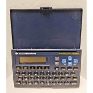 Texas Instruments PS-2400 Calculator Data Bank Scheduler Alarm‎